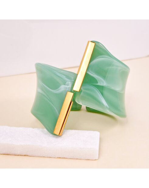 Bracelet PANTHERONE STEEL vert kaki