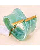 Bracelet PANTHERONE STEEL vert kaki