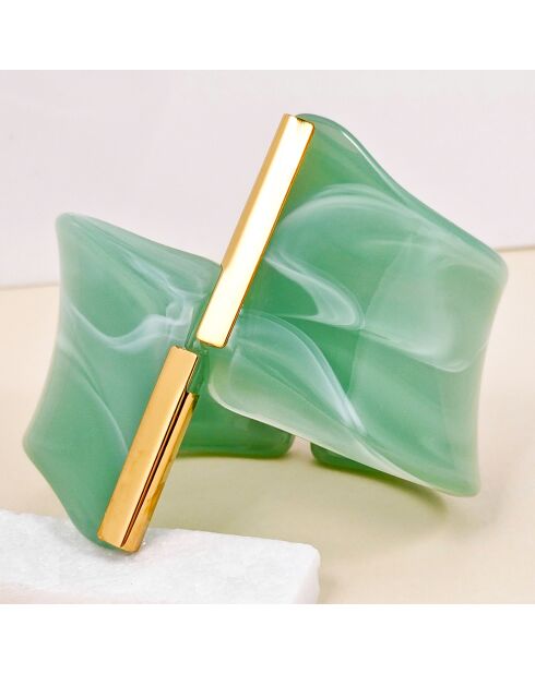 Bracelet PANTHERONE STEEL vert kaki