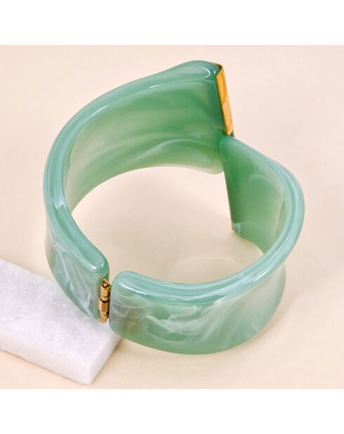 Bracelet PANTHERONE STEEL vert kaki