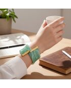 Bracelet PANTHERONE STEEL vert kaki