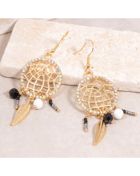 TAMPA REVITAS schwarz/weiße Ohrringe