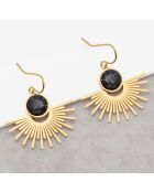 Boucles d'oreilles EKIS noires