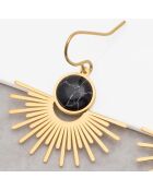 Boucles d'oreilles EKIS noires