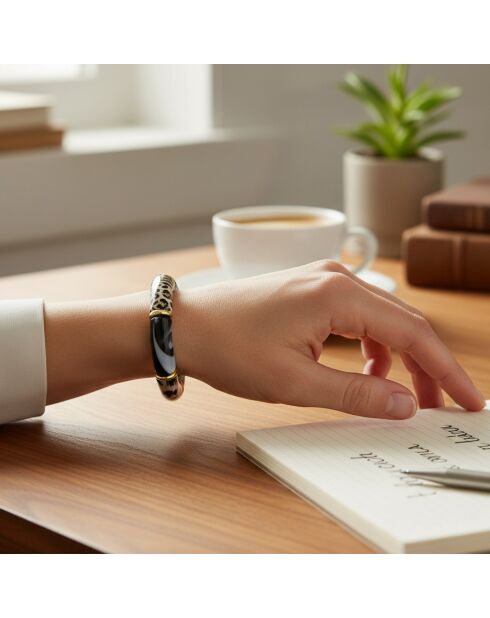 Bracelet LEAMBOS STEEL noir