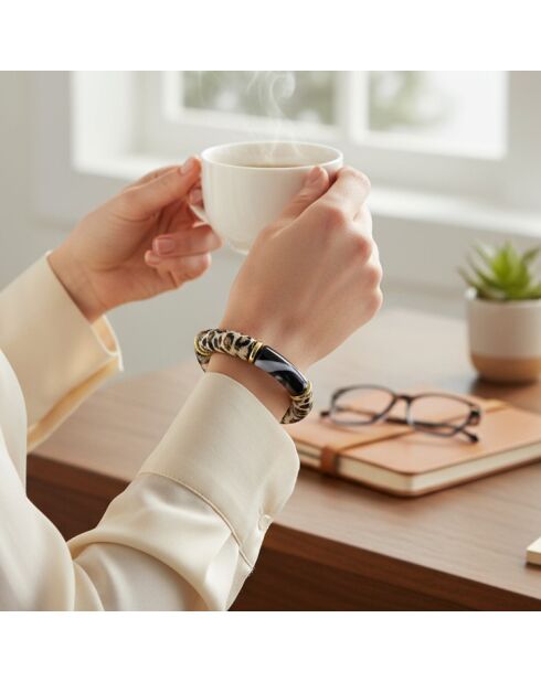 Bracelet LEAMBOS STEEL noir