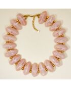 Collier STONIA STEEL beige