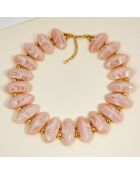 Collier STONIA STEEL beige