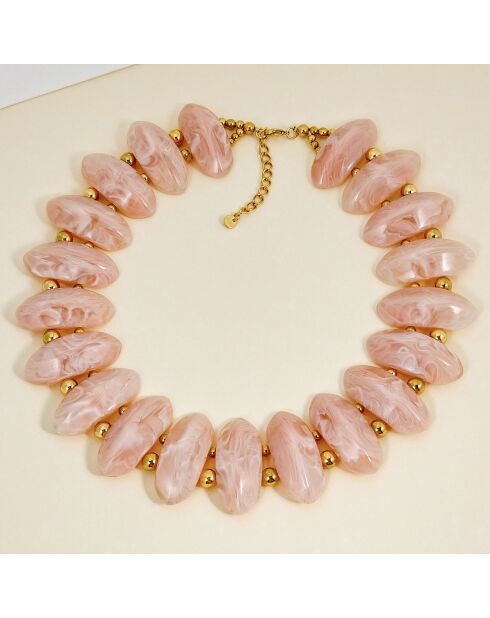 Collier STONIA STEEL beige