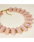 Collier STONIA STEEL beige