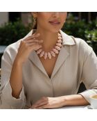 Collier STONIA STEEL beige