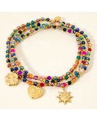 CHIQUI CRYSTAL STEEL mehrfarbiges Armband