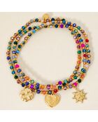 CHIQUI CRYSTAL STEEL mehrfarbiges Armband