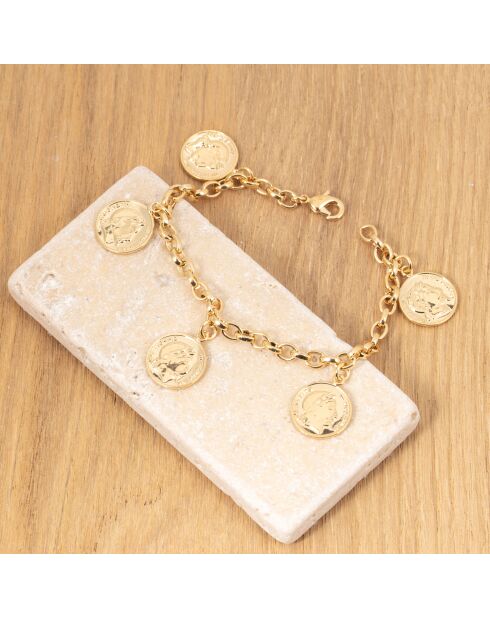 Pulsera dorada CAESARO