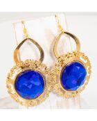 ADELLA blauwe oorbellen