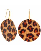 Pendientes PANTHER marrones