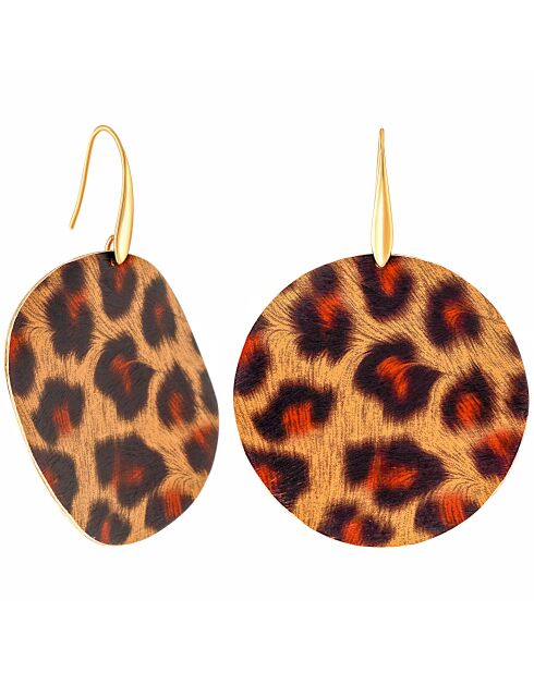 Pendientes PANTHER marrones