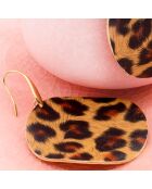 Pendientes PANTHER marrones
