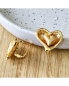 Boucles d'oreilles HEARTSO dorées