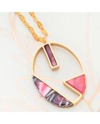 Rote Halskette CALYPSO