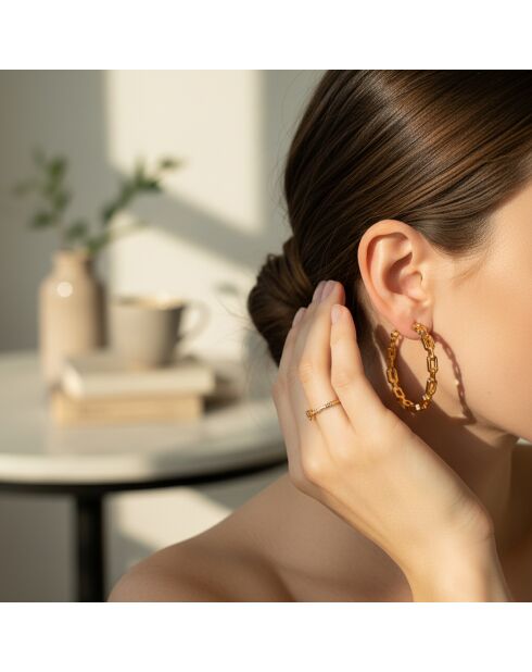 Pendientes LINKSOR en oro