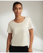 Weißes Kokos-T-Shirt