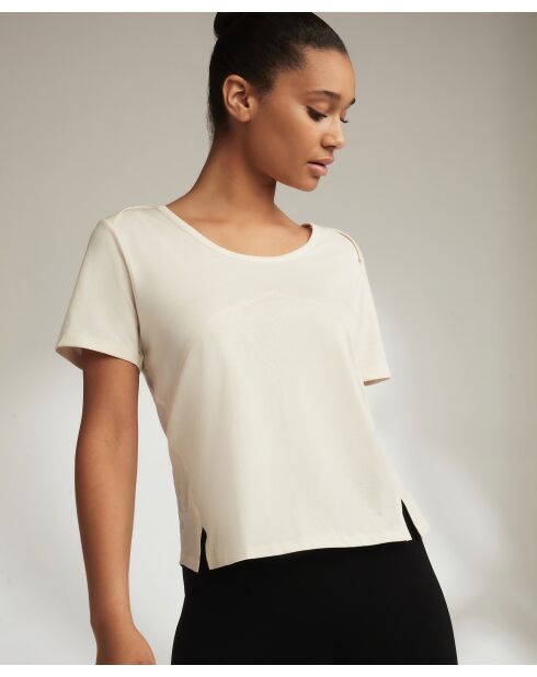 T-shirt Blanche noix de coco