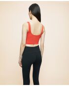 Kurzes Top aus orangefarbener Jade