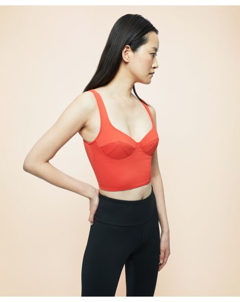 Orange Jade crop top