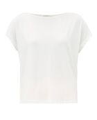 Ludivine weißes T-Shirt mit lockerer Passform