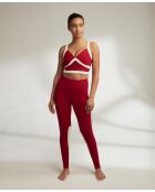 Crop top in merlot/ivoor Florence