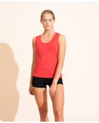 Canotta Clara rosso scarlatto