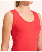 Canotta Clara rosso scarlatto