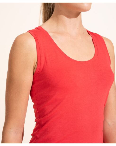 Scharlachrotes Clara-Tanktop