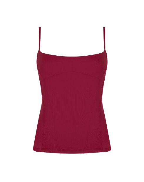 Débardeur corset Elsa bordeaux