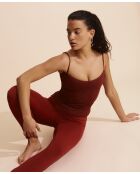 Débardeur corset Elsa bordeaux