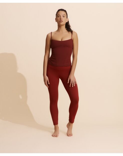 Marion 7/8 kirschrote Leggings
