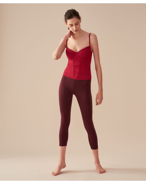 Débardeur corset Romy cerise