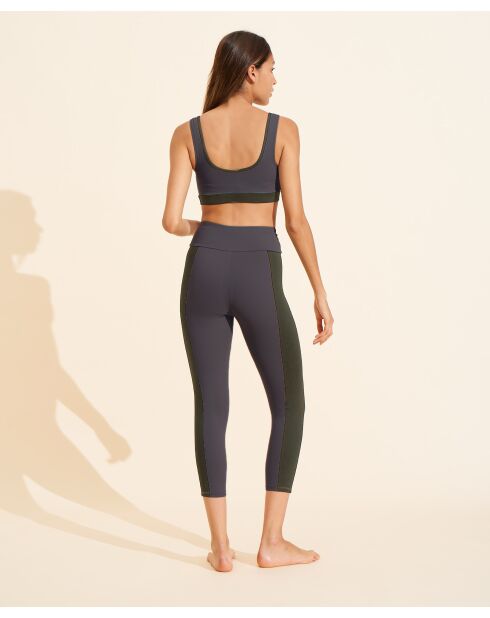 Brassière  Blandine taupe/noir