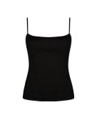 Schwarzes Korsett-Tanktop Elsa