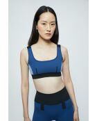 Brassière  Aurore sans coutures bleu marine/bleu/noir