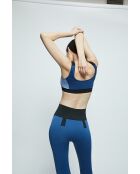 Brassière  Aurore sans coutures bleu marine/bleu/noir