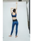 Brassière  Aurore sans coutures bleu marine/bleu/noir