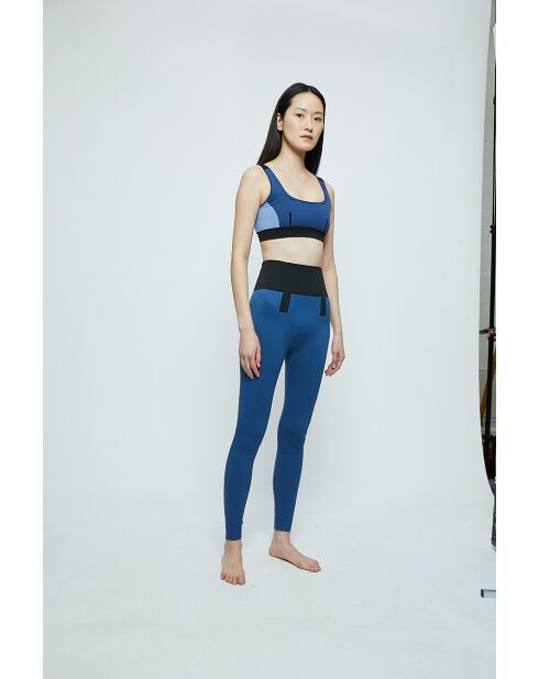 Brassière  Aurore sans coutures bleu marine/bleu/noir