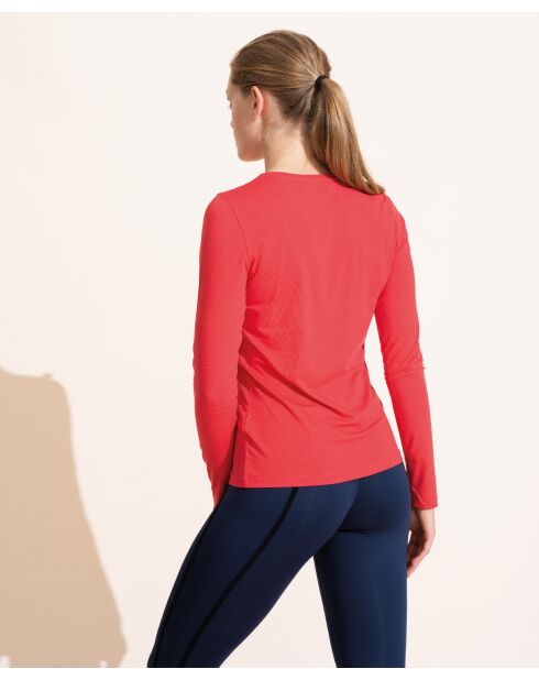 Scharlachrotes Langarmshirt Cécile
