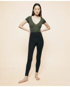 Combinaison Oriane olive/noir