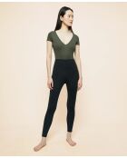 Combinaison Oriane olive/noir