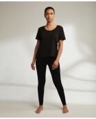 Weißes schwarzes T-Shirt