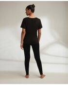 Weißes schwarzes T-Shirt