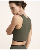 Sophie Corporate Olivfarbenes Top